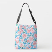 Rozen tuin 2 crossbody tas (Achterkant)