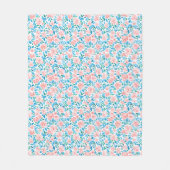 Rozen tuin 2 fleece deken (Voorkant)