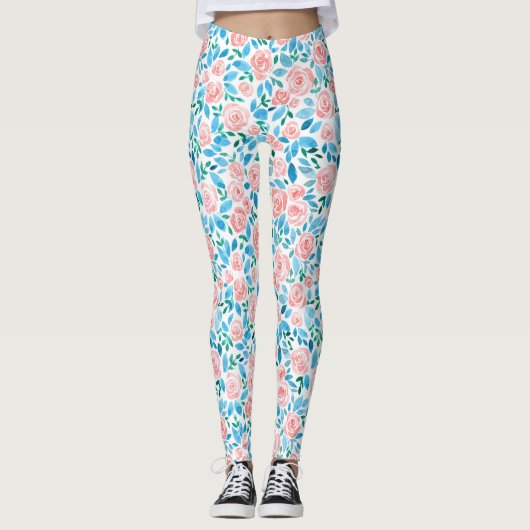 Rozen tuin 2 leggings (Voorkant)