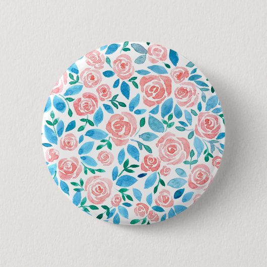 Rozen tuin 2 ronde button 5,7 cm (Voorkant)