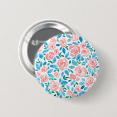 Rozen tuin 2 ronde button 5,7 cm (Voorkant /achterkant)