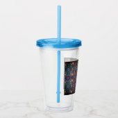 Rozen tuin acryl drinkbeker (Rechts)