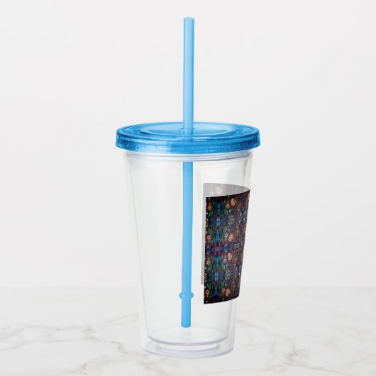 Rozen tuin acryl drinkbeker (Rechts)