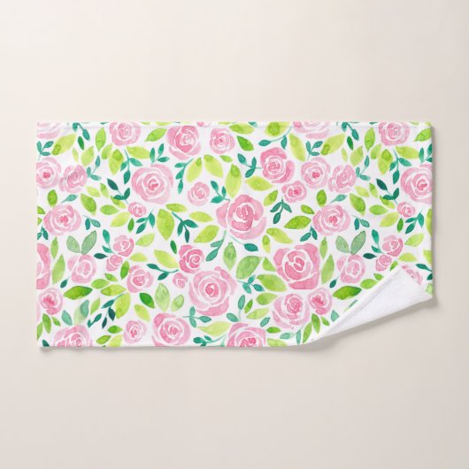 Rozen tuin bad handdoek (Handdoek)