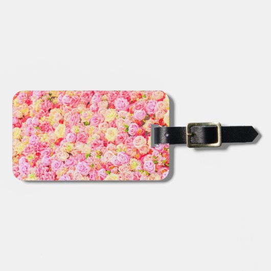 Rozen tuin bagagelabel (Voorkant horizontaal)