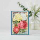 Rozen tuin briefkaart (Staand voorkant)