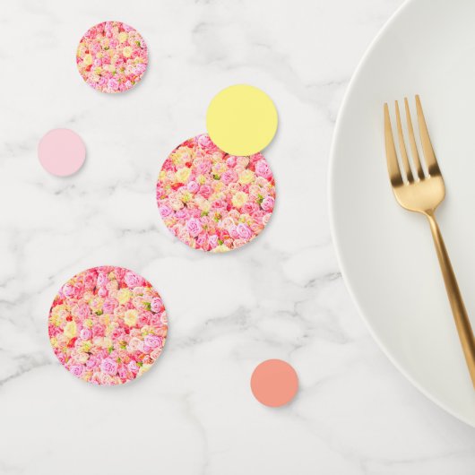 Rozen tuin confetti (Groep)