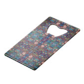 Rozen tuin creditkaart flessenopener (Achterkant Gekanteld)