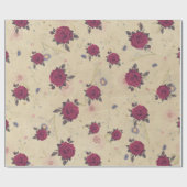  Rozen tuin elegant stijlvol Cadeaupapier (Vlak)