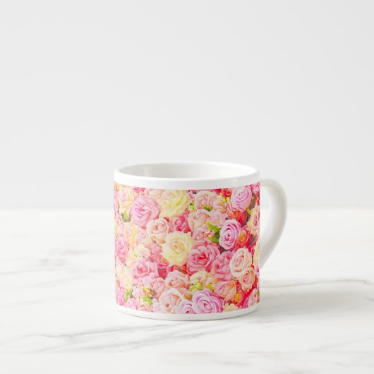 Rozen tuin espresso kop (Voorkant rechts)