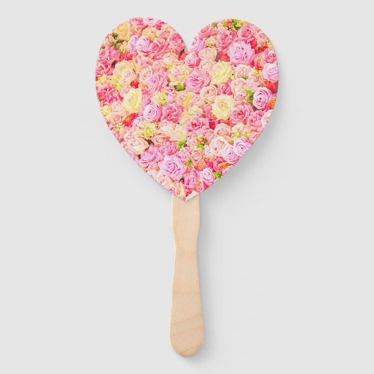 Rozen tuin handwaaier (Voorkant)