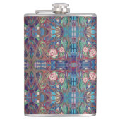 Rozen tuin heupfles (Voorkant)