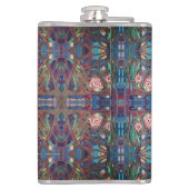 Rozen tuin heupfles (Achterkant)