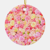 Rozen tuin keramisch ornament (Voorkant)