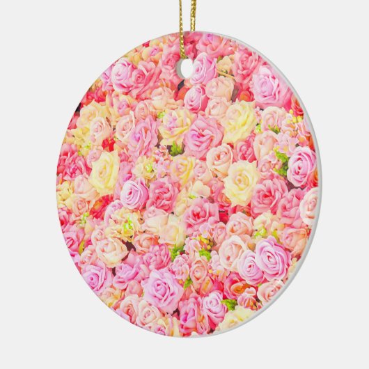 Rozen tuin keramisch ornament (Links)