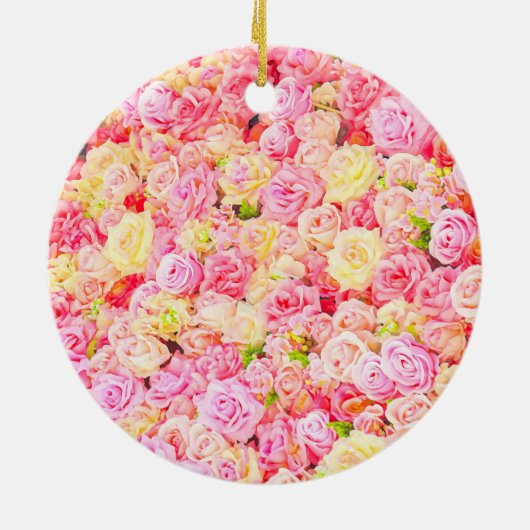 Rozen tuin keramisch ornament (Achterkant)