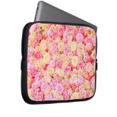 Rozen tuin laptop sleeve (Voorkant Rechts)