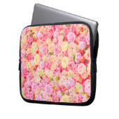 Rozen tuin laptop sleeve (Voorkant Links)