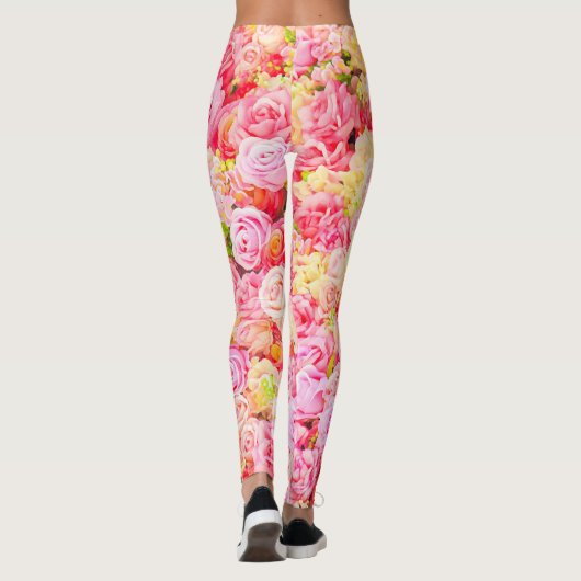 Rozen tuin leggings (Achterkant)