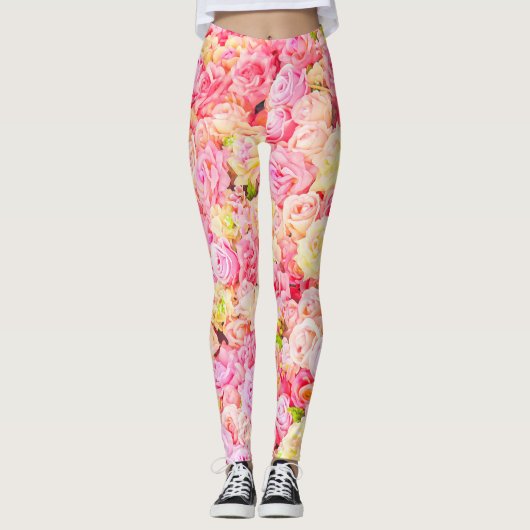 Rozen tuin leggings (Voorkant)