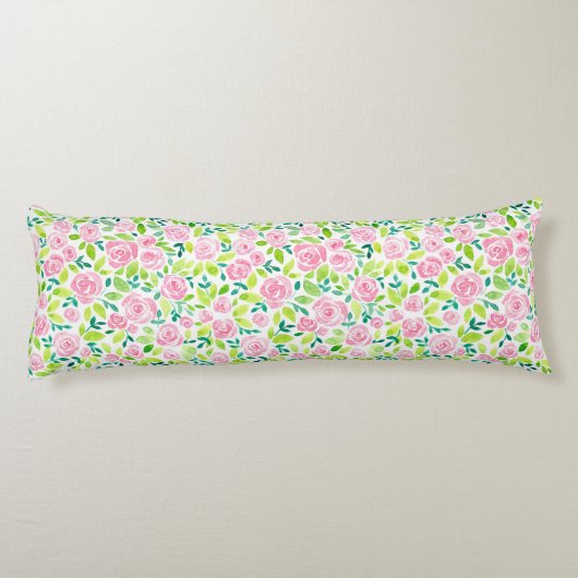 Rozen tuin lichaamskussen (Achterkant)