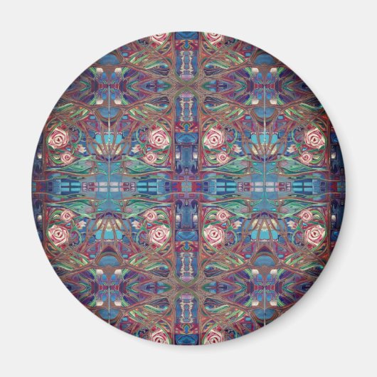 rozen tuin magneet (Voorkant)