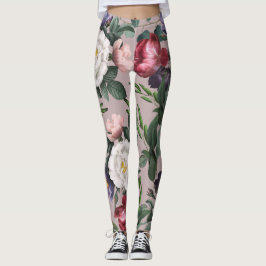 Rozen tuin mode zomer mooie roze roos leggings