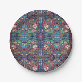 Rozen tuin papieren bordje