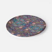 Rozen tuin papieren bordje (Gekanteld)