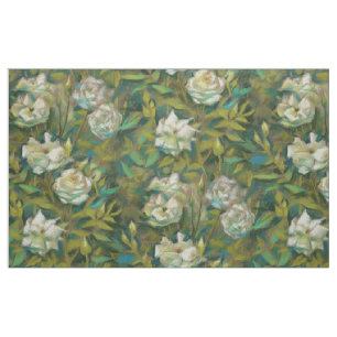 "Rozen tuin", retro floral design, munt & gracher Stof