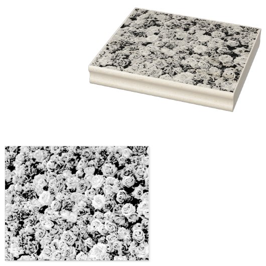 Rozen tuin rubberstempel (Gestempeld)