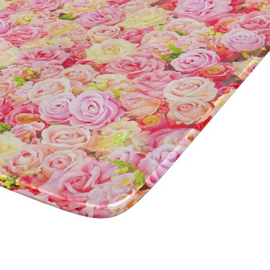 Rozen tuin snijplank (Hoek)