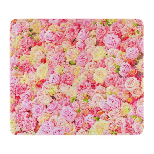 Rozen tuin snijplank (Voorkant)