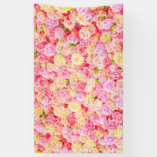 Rozen tuin spandoek (Verticaal)