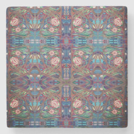 Rozen tuin stenen onderzetter