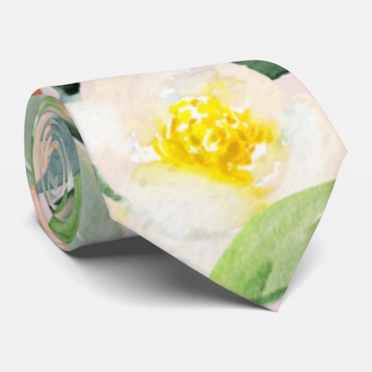 Rozen tuin stropdas (Opgerold)