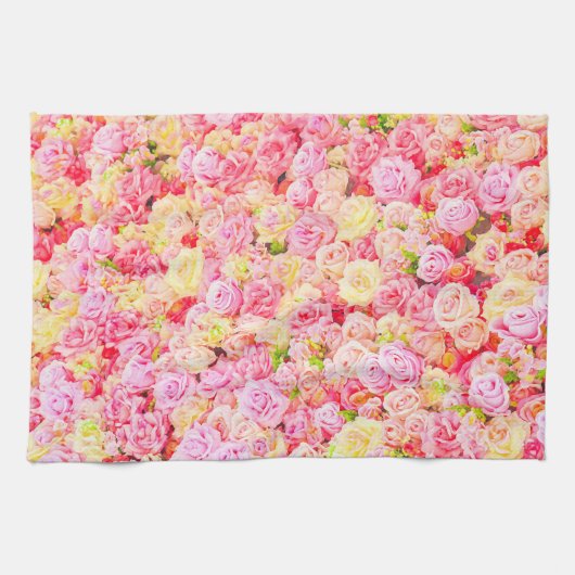 Rozen tuin theedoek (Horizontaal)