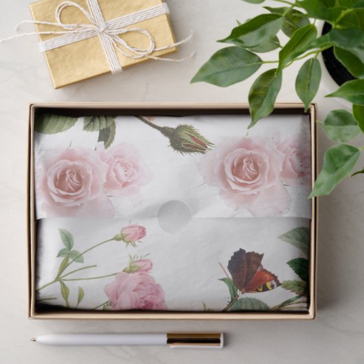 Rozen tuin tissuepapier (Geschenk)