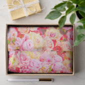Rozen tuin tissuepapier (Geschenk)
