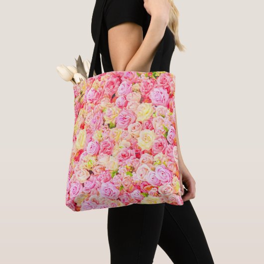 Rozen tuin tote bag (Dichtbij)
