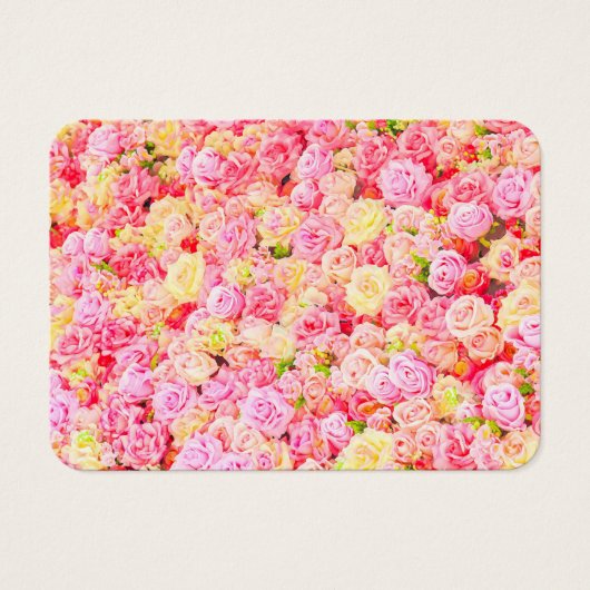 Rozen tuin visitekaartje (Voorkant)