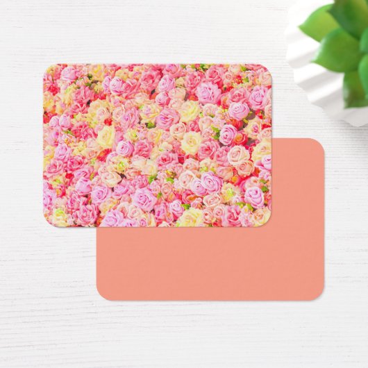 Rozen tuin visitekaartje (Bureau)