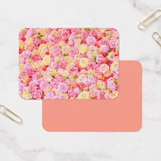 Rozen tuin visitekaartje (Kantoor)