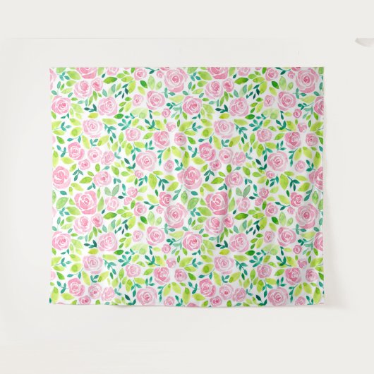 Rozen tuin wandkleed (Voorkant (horizontaal))