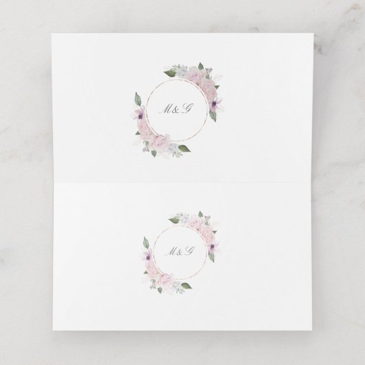 rozen tuinbouwkaart plaatskaartje (Binnenkant ongevouwen)