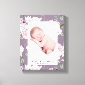 rozen tuinelegant florfoto baby canvas afdruk (Voorkant)