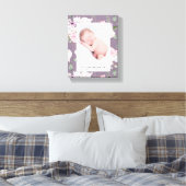 rozen tuinelegant florfoto baby canvas afdruk (Insitu (Slaapkamer))