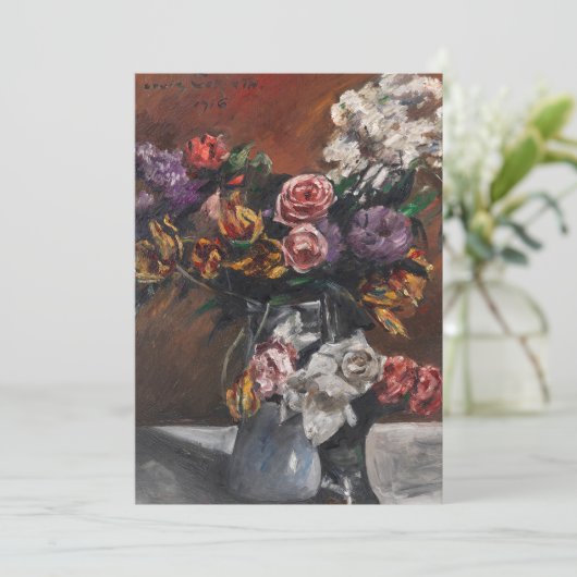 Rozen, tulpen en lila's | Lovis Corinth (Staand voorkant)