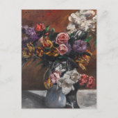Rozen, tulpen en lila's | Lovis Corinth Briefkaart (Voorkant)