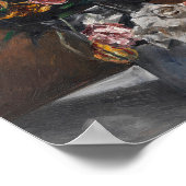 Rozen, tulpen en lila's | Lovis Corinth Poster (Hoek)